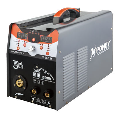 220V 200a Synergic Inverter Mig Welder untuk paduan aluminium / baja