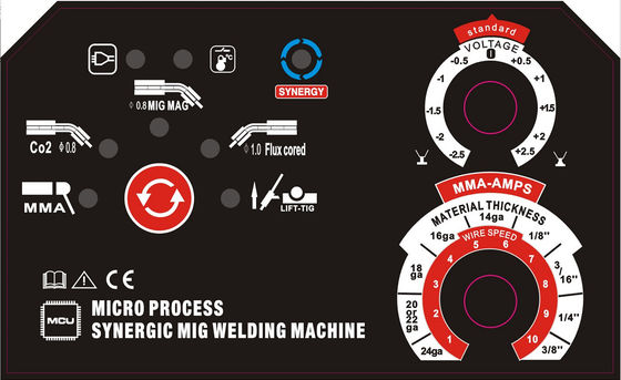 6.5KG Kecil Synergic MIG Welder Fase Tunggal OEM Didukung