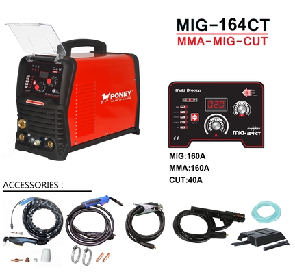 Mig-164ct Mma / Mig / Cut 3 In 1 Mesin Las 40a Cutting