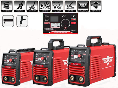 Rigor MMA Inverter ARC Welder IGBT 1.6-5.0mm Elektroda Tampilan Digital Soldar
